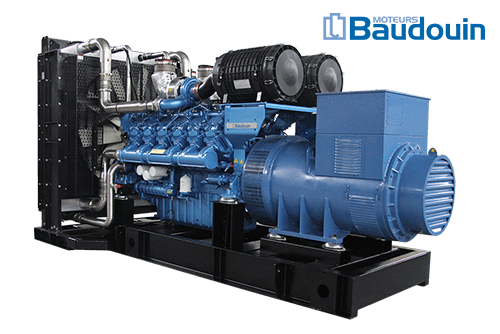 Baudouin diesel generators for reliable backup and emergency power supply.