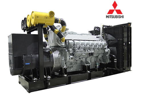 Mitsubishi diesel generators prime and standby use 635-2250kva