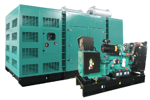 Standby diesel generator ensuring reliable backup power during outages for critical systems and facilities.