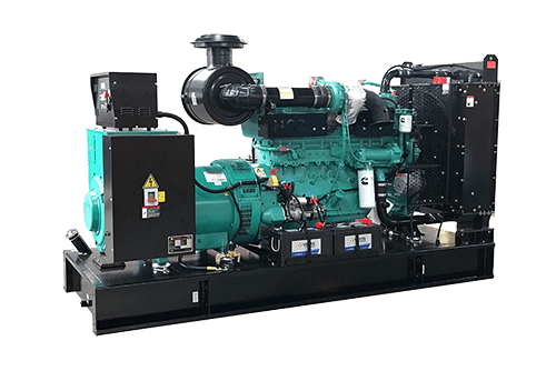 Open diesel generators delivering reliable power with easy access for maintenance and service.